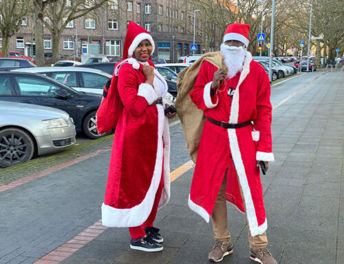 Der Weihnachtsmann mach Mobil